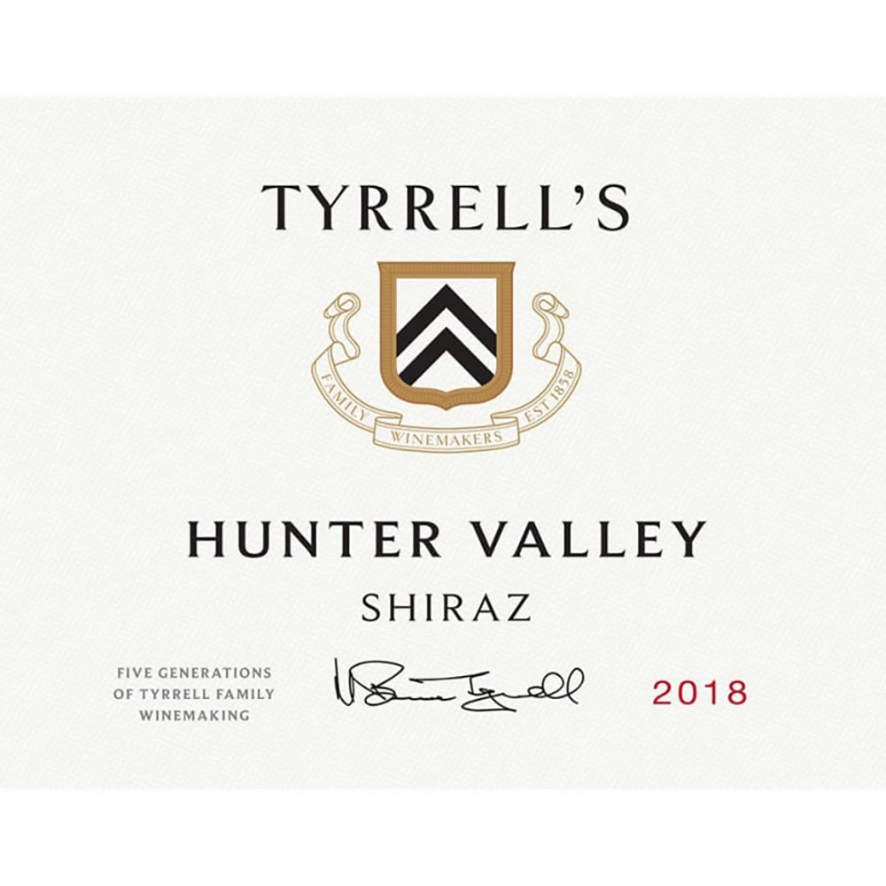 Tyrrell&#39;s Wines Shiraz 2018